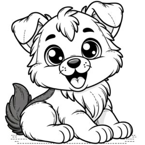 Cute Animal Coloring Pages For Children