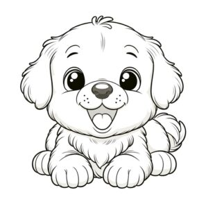 Cute Animal Coloring Pages For Children