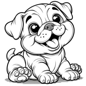 Cute Animal Coloring Pages For Children