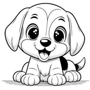 Cute Animal Coloring Pages For Children