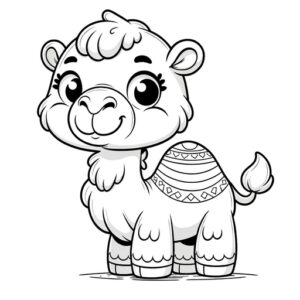 Cute Animal Coloring Pages For Children