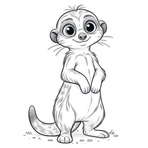 Cute Animal Coloring Pages For Children