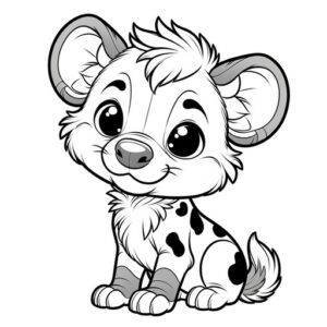 Cute Animal Coloring Pages For Children