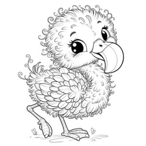 Cute Animal Coloring Pages For Children