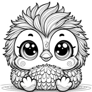 Cute Animal Coloring Pages For Children