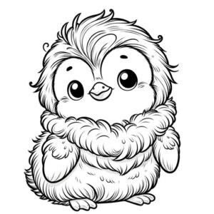 Cute Animal Coloring Pages For Children