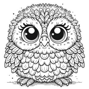 Cute Animal Coloring Pages For Children