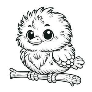 Cute Animal Coloring Pages For Children