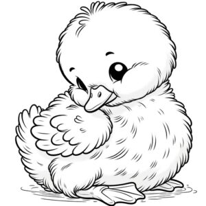 Cute Animal Coloring Pages For Children