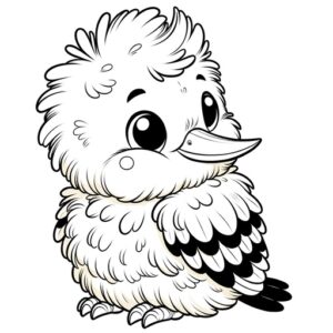 Cute Animal Coloring Pages For Children