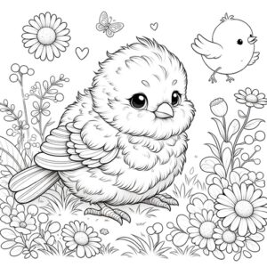 Cute Animal Coloring Pages For Children
