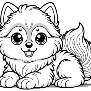 Cute Animal Coloring Pages For Children
