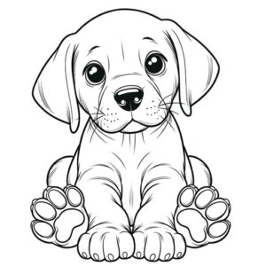 Cute Animal Coloring Pages For Children