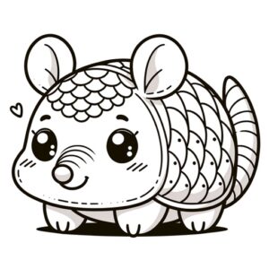 Cute Animal Coloring Pages For Children