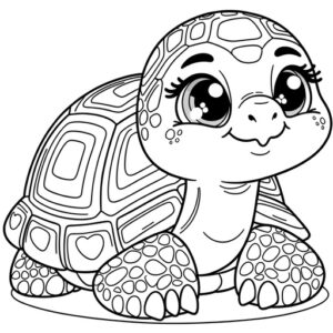 Cute Animal Coloring Pages For Children